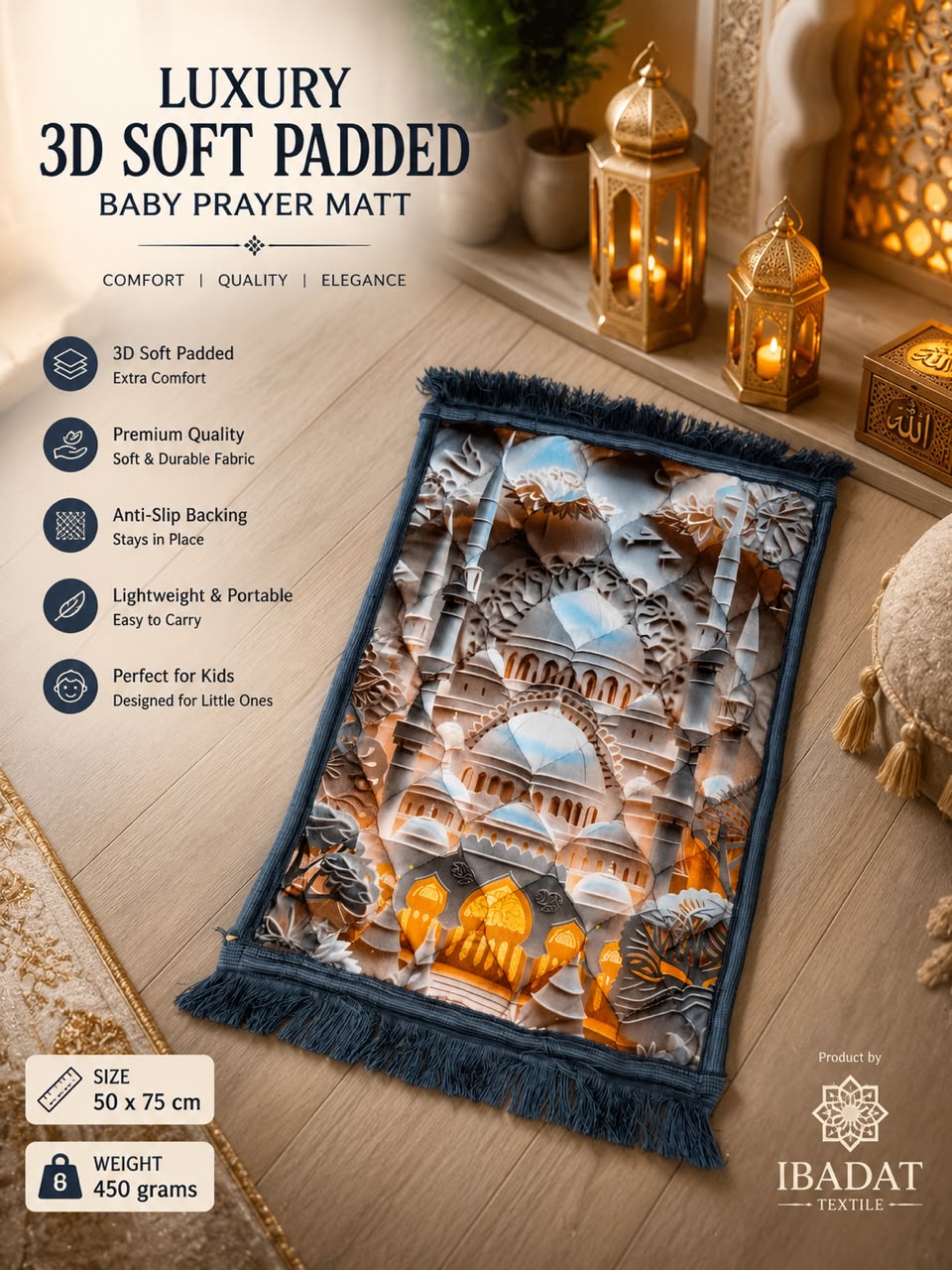 Diyarul Hafiz Premium Prayer Mat (Janamaz)