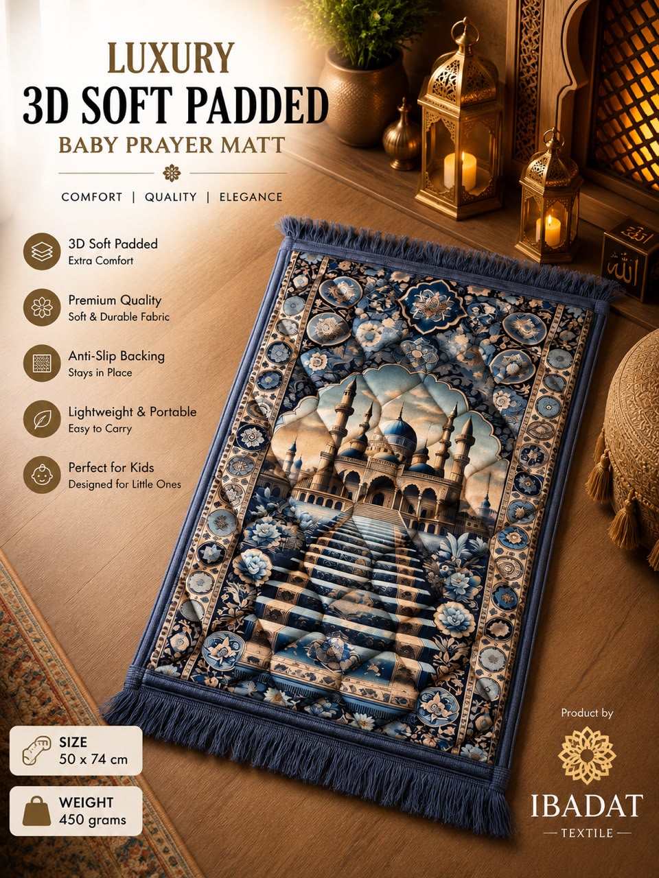 Diyarul Hafiz Premium Prayer Mat (Janamaz)