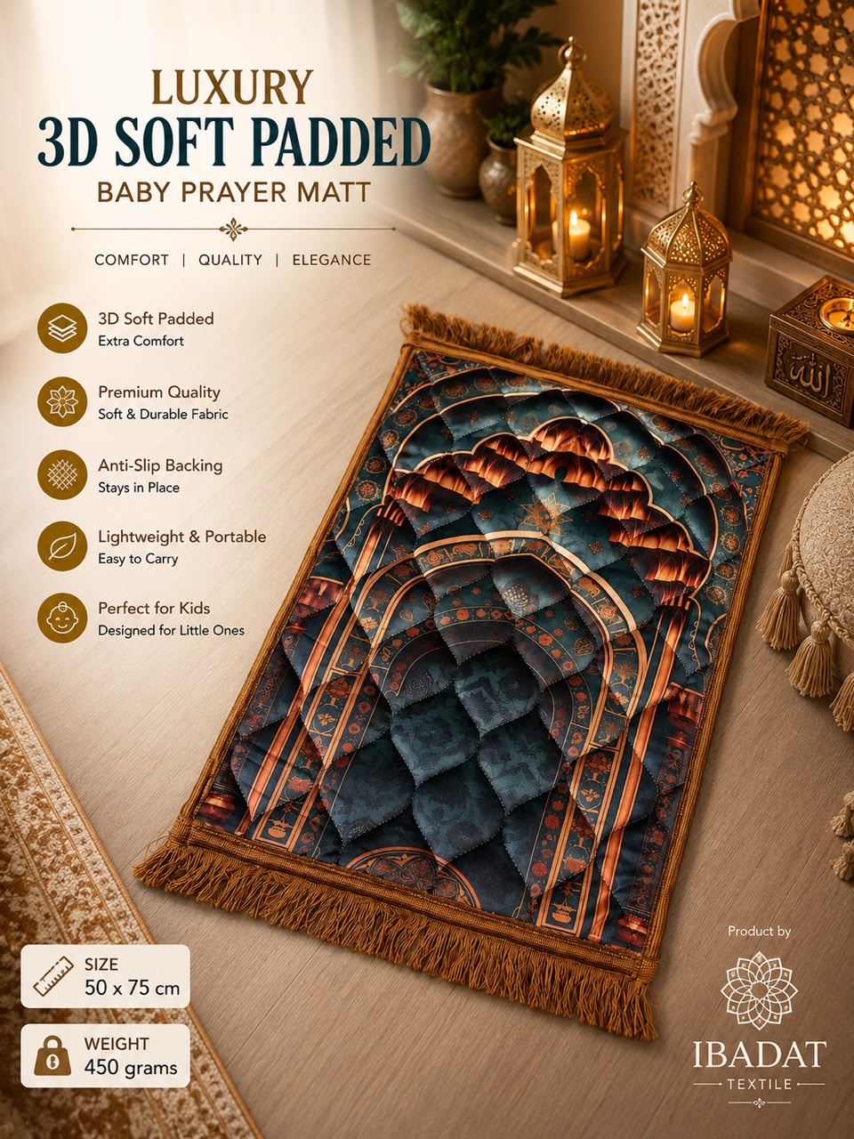 Diyarul Hafiz Premium Prayer Mat (Janamaz)