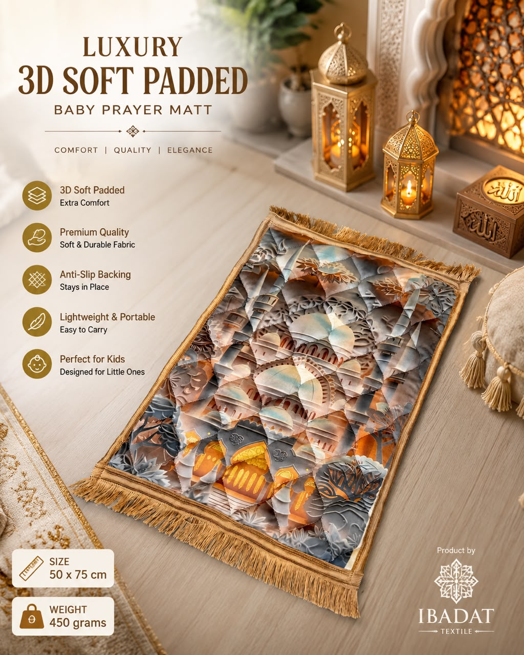 Diyarul Hafiz Premium Prayer Mat (Janamaz)
